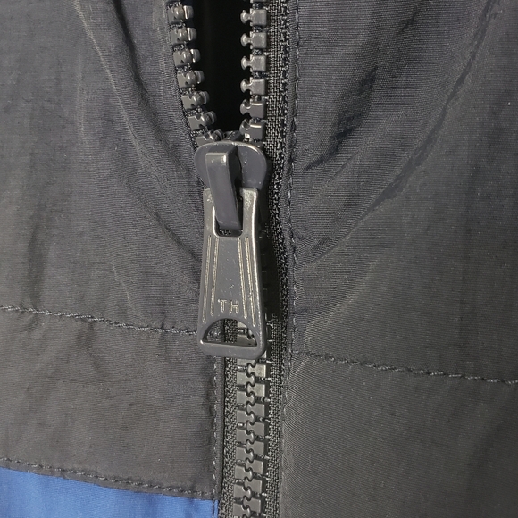 Tommy Hilfiger Taslan Retro Puffer Jacket Royal Blue And White Size Medium - Picture 3 of 11